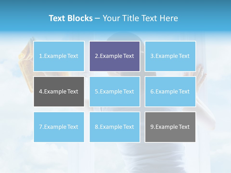 Person Glass Clear PowerPoint Template