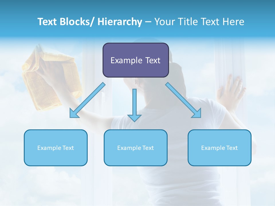Person Glass Clear PowerPoint Template