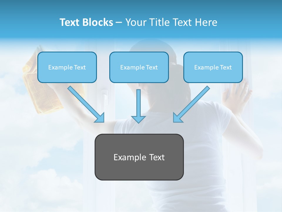 Person Glass Clear PowerPoint Template