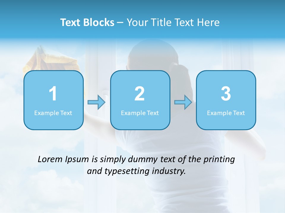 Person Glass Clear PowerPoint Template