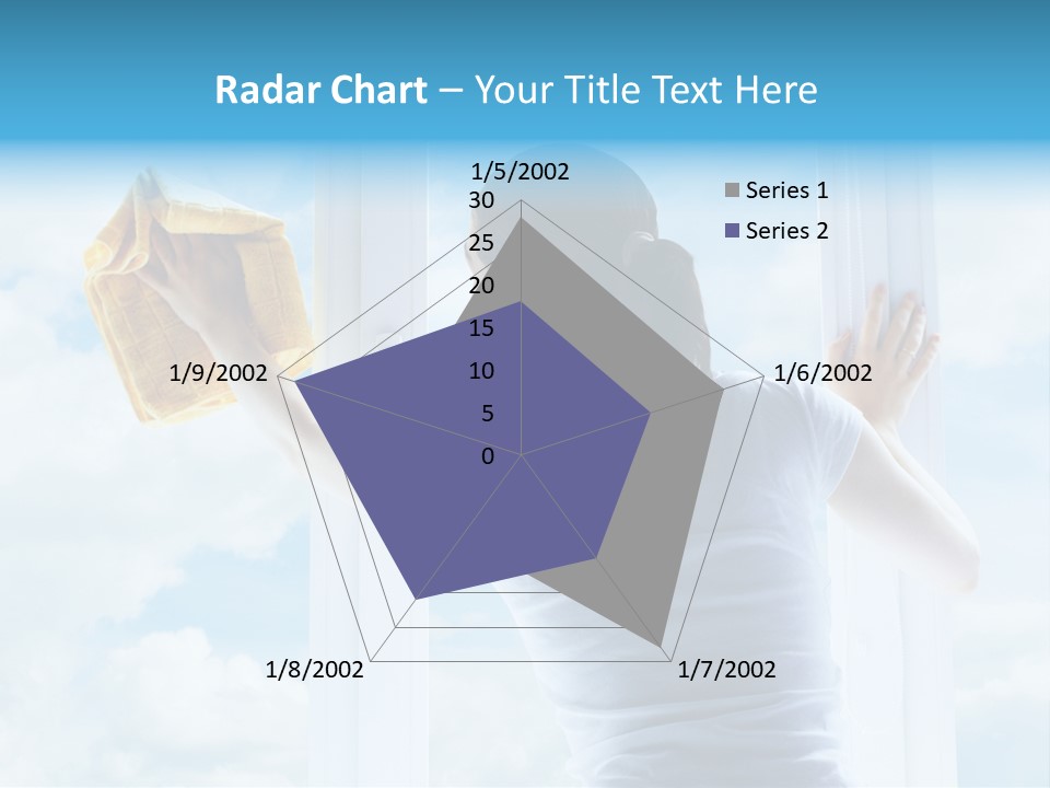 Person Glass Clear PowerPoint Template