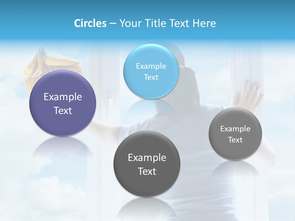 Person Glass Clear PowerPoint Template