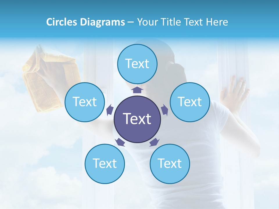 Person Glass Clear PowerPoint Template