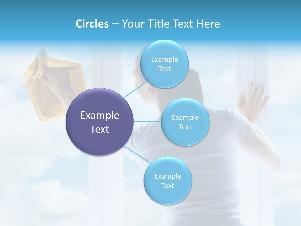 Person Glass Clear PowerPoint Template