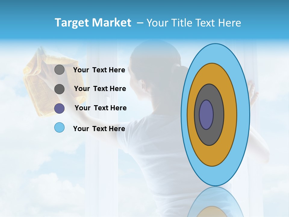 Person Glass Clear PowerPoint Template