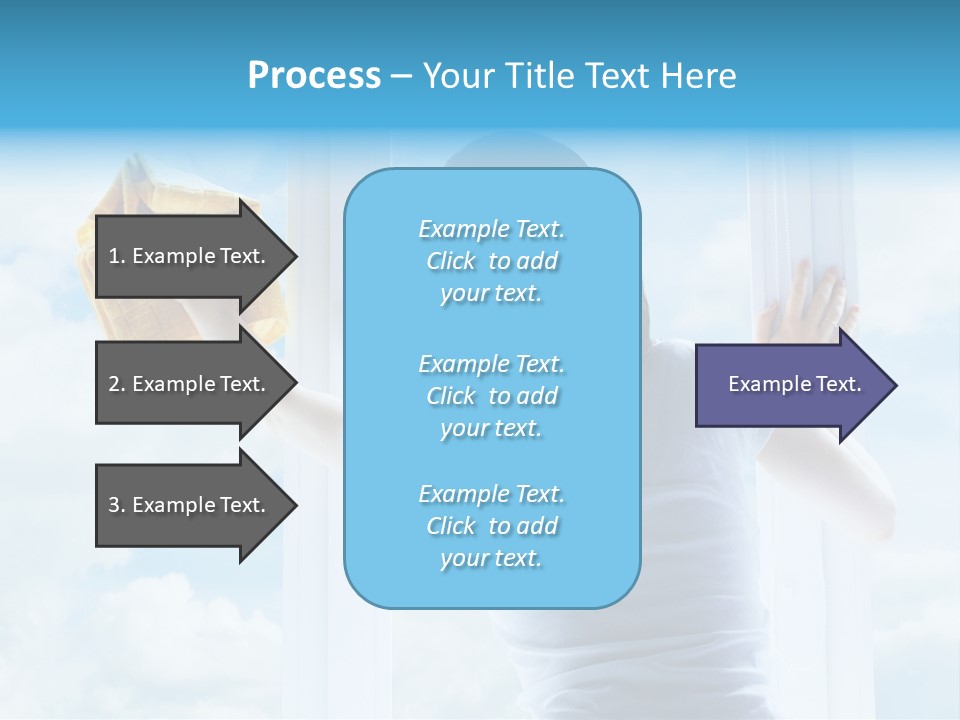 Person Glass Clear PowerPoint Template