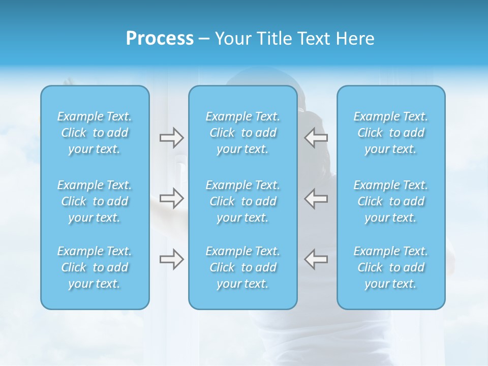Person Glass Clear PowerPoint Template
