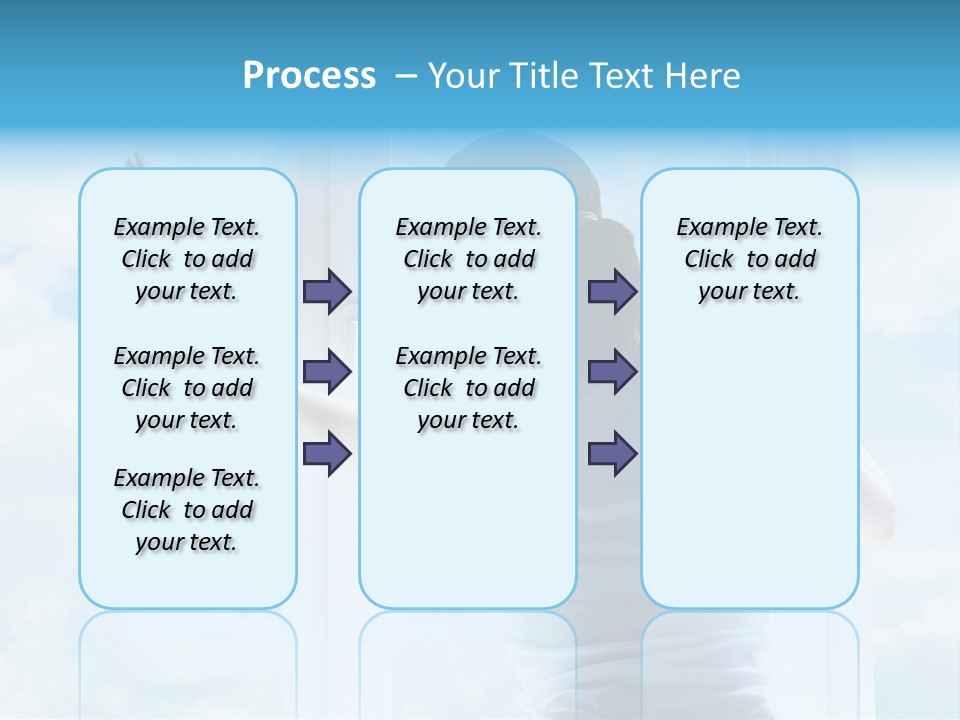 Person Glass Clear PowerPoint Template