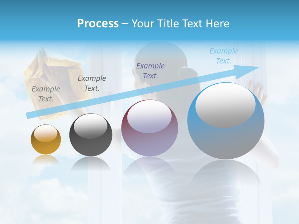 Person Glass Clear PowerPoint Template