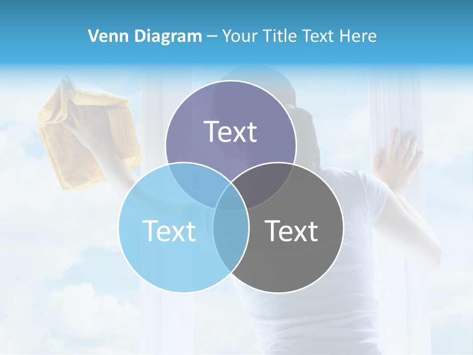 Person Glass Clear PowerPoint Template