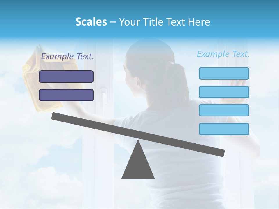 Person Glass Clear PowerPoint Template