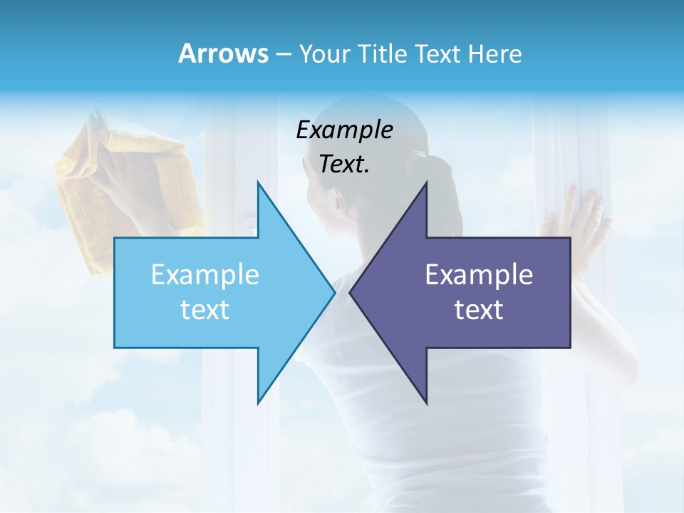 Person Glass Clear PowerPoint Template