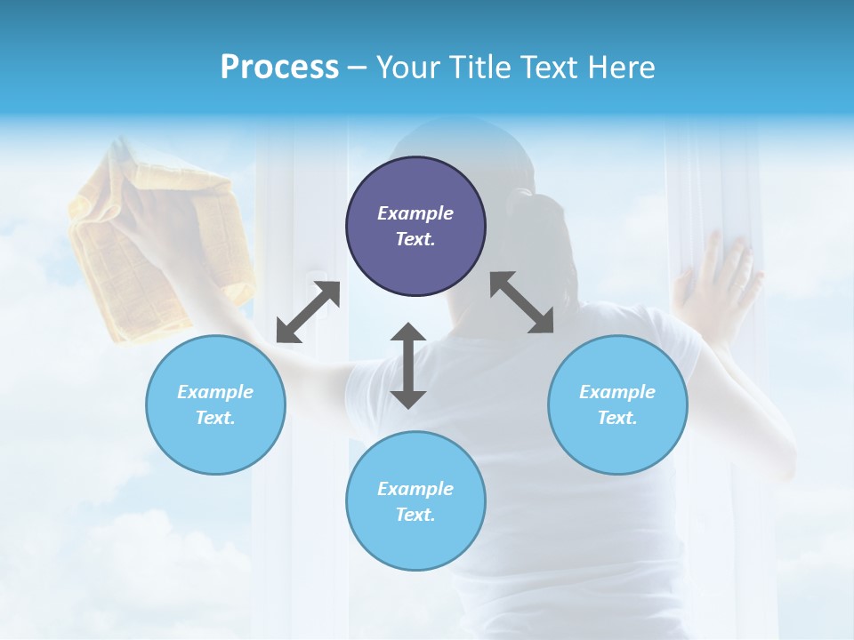 Person Glass Clear PowerPoint Template