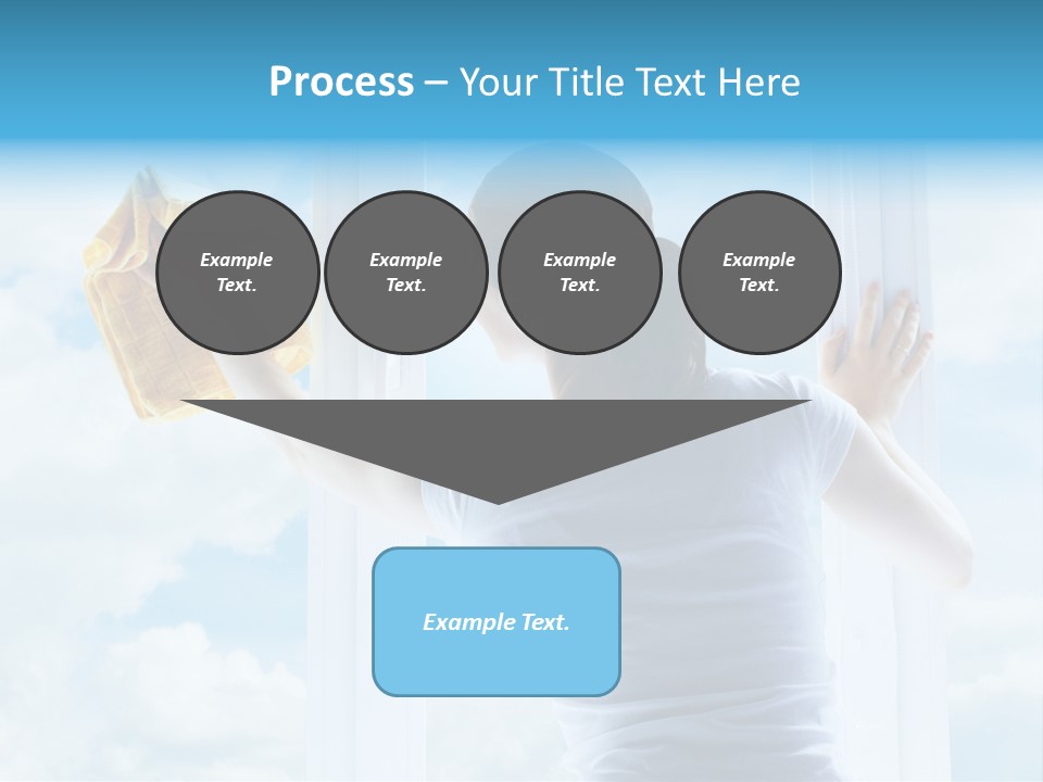 Person Glass Clear PowerPoint Template