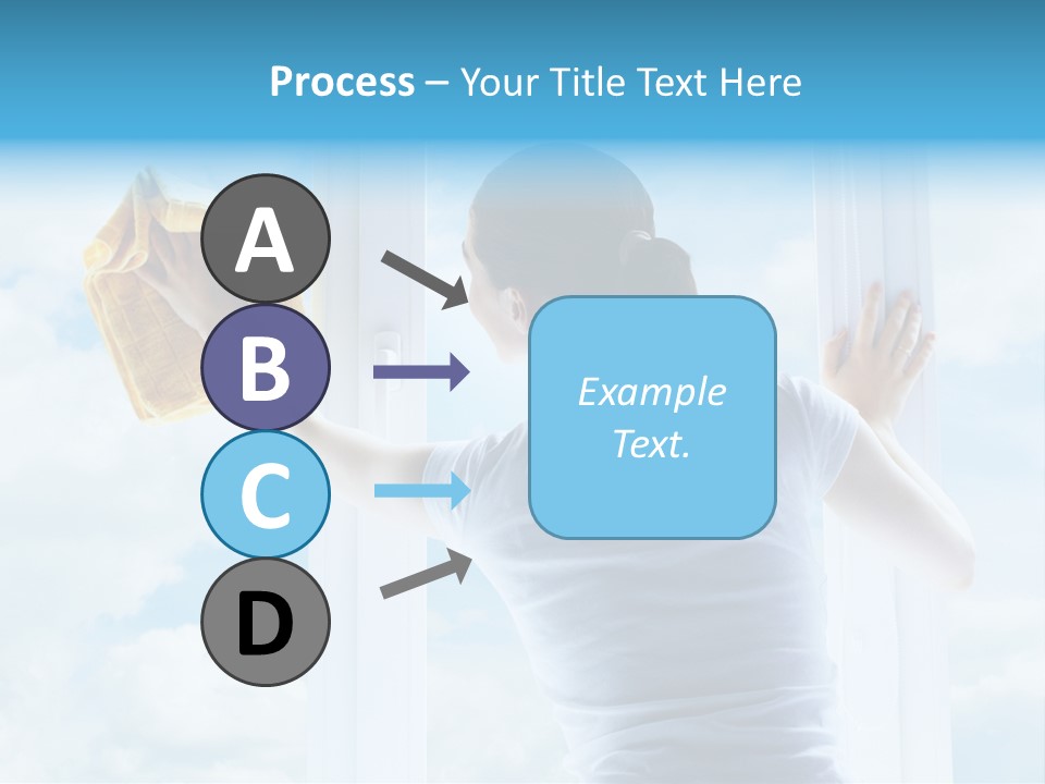 Person Glass Clear PowerPoint Template