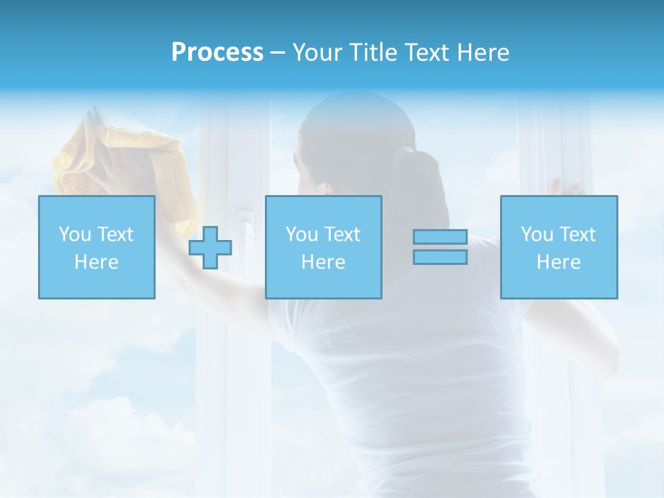 Person Glass Clear PowerPoint Template
