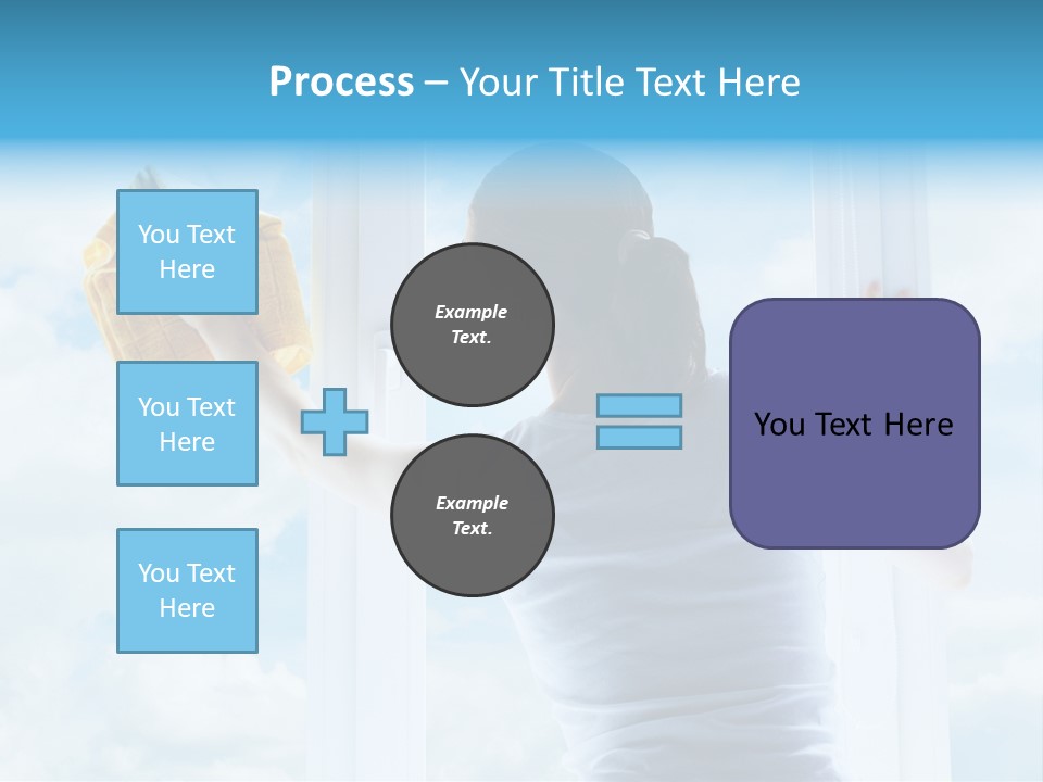 Person Glass Clear PowerPoint Template