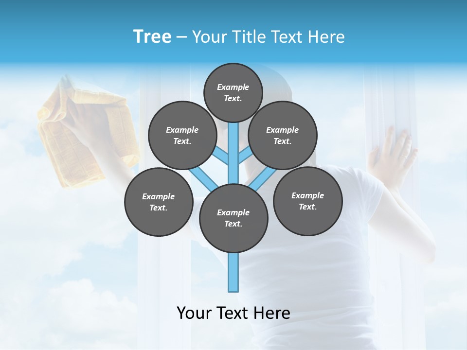 Person Glass Clear PowerPoint Template