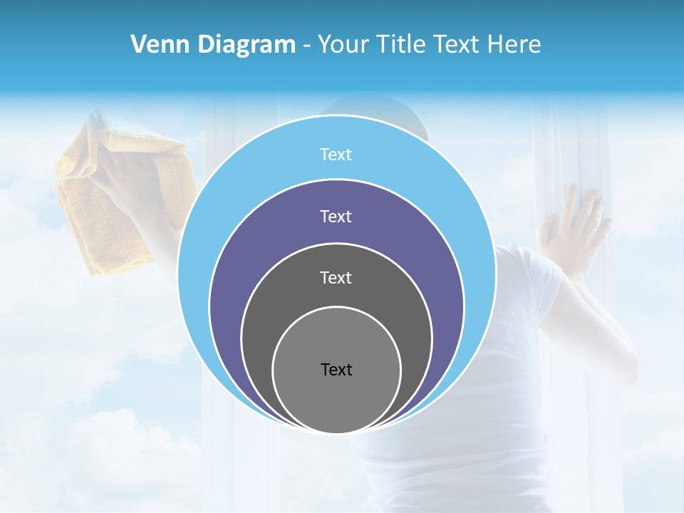 Person Glass Clear PowerPoint Template