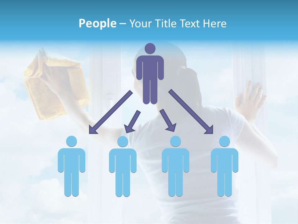 Person Glass Clear PowerPoint Template