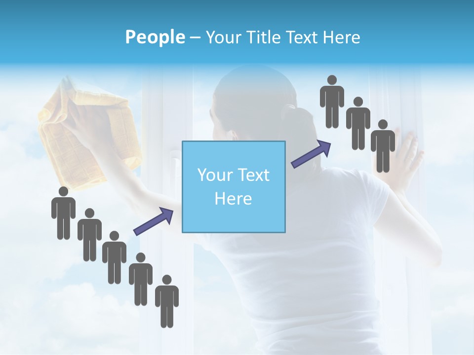 Person Glass Clear PowerPoint Template