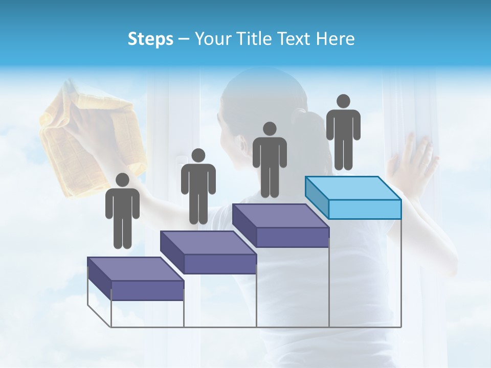 Person Glass Clear PowerPoint Template