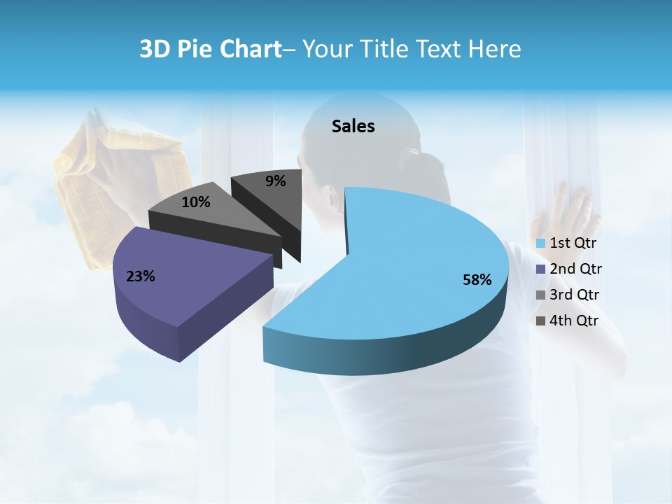 Person Glass Clear PowerPoint Template