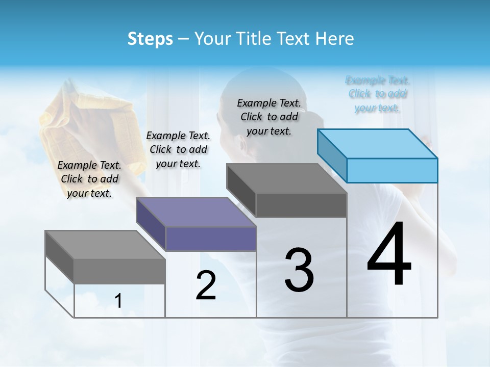 Person Glass Clear PowerPoint Template