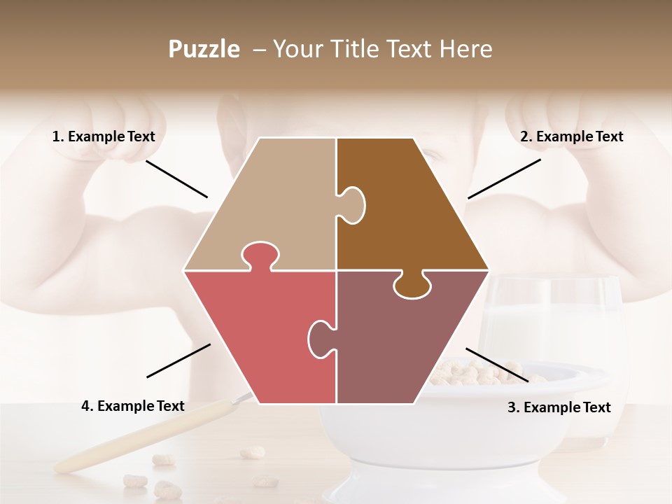 Arms Nutrition Glass PowerPoint Template