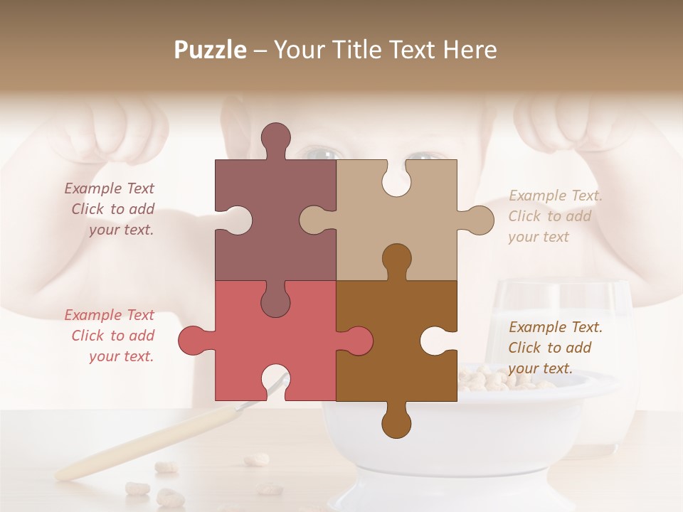 Arms Nutrition Glass PowerPoint Template