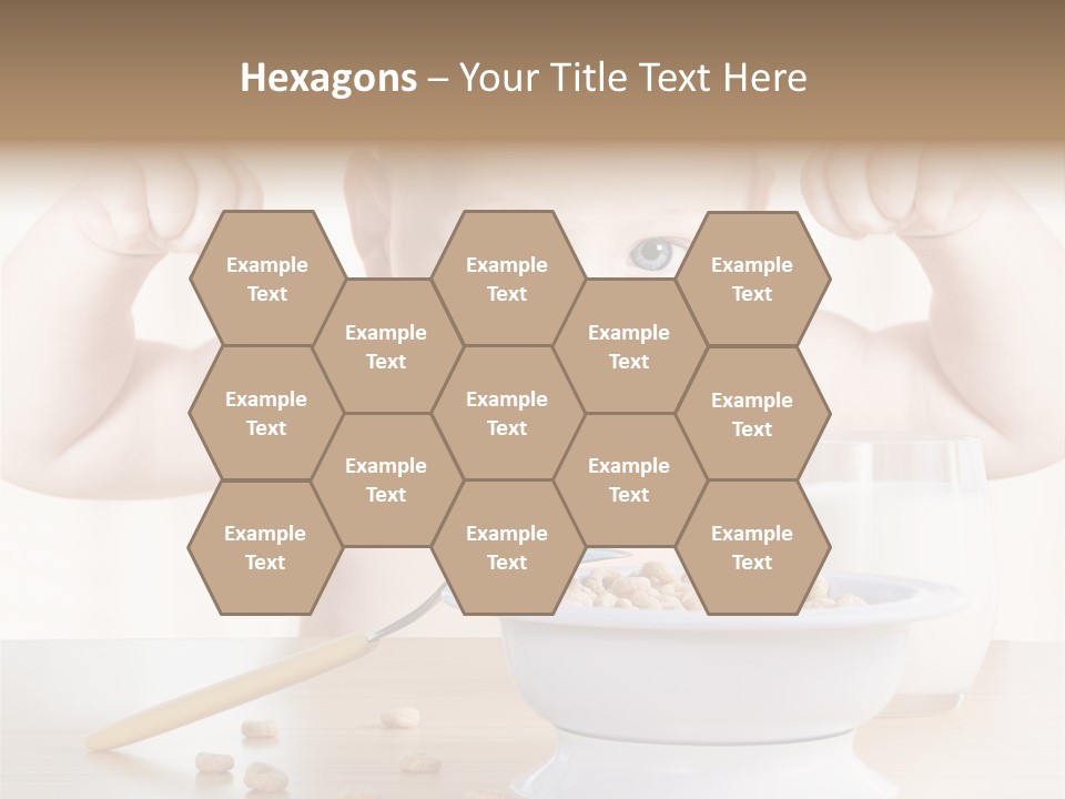 Arms Nutrition Glass PowerPoint Template