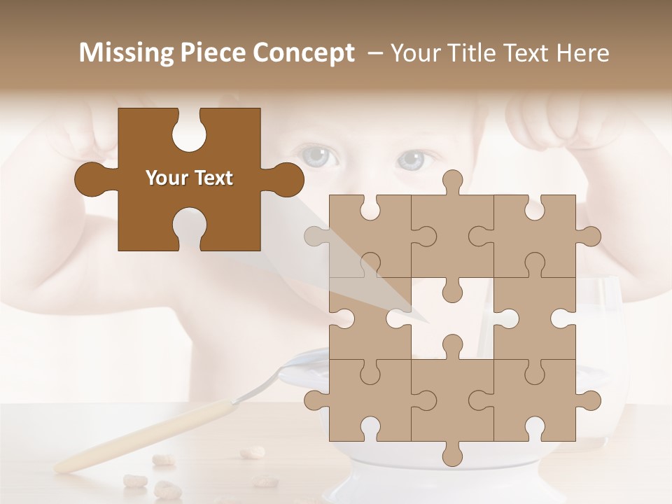 Arms Nutrition Glass PowerPoint Template