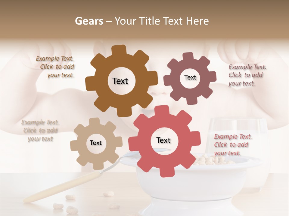 Arms Nutrition Glass PowerPoint Template