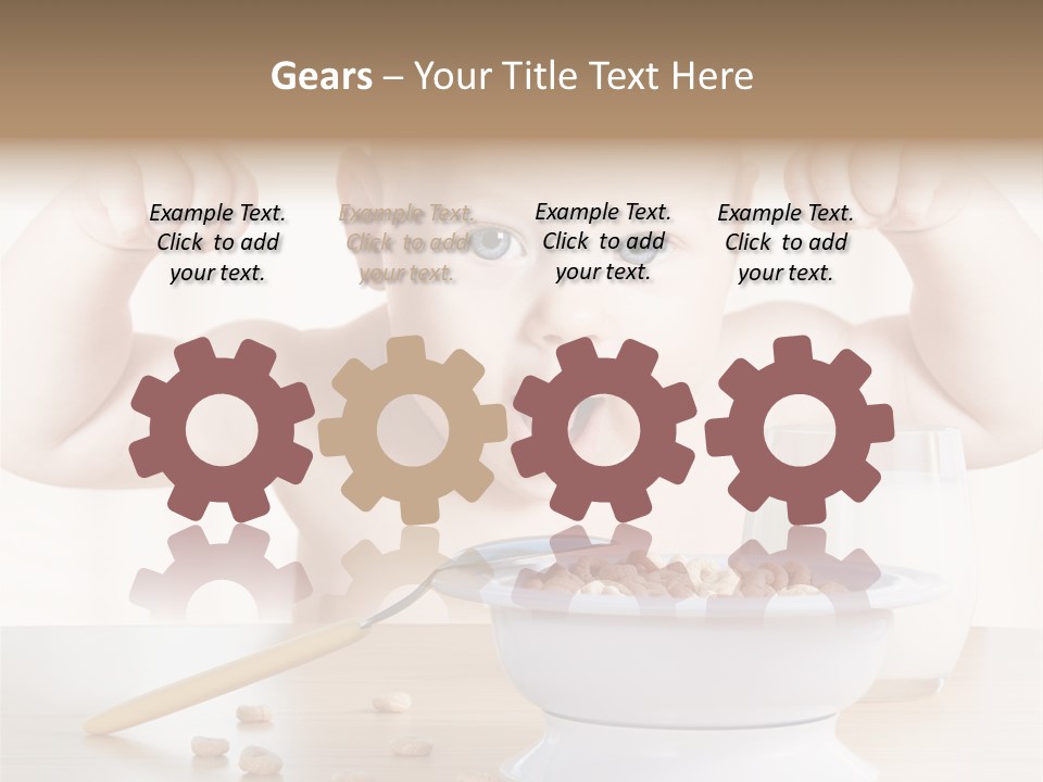 Arms Nutrition Glass PowerPoint Template