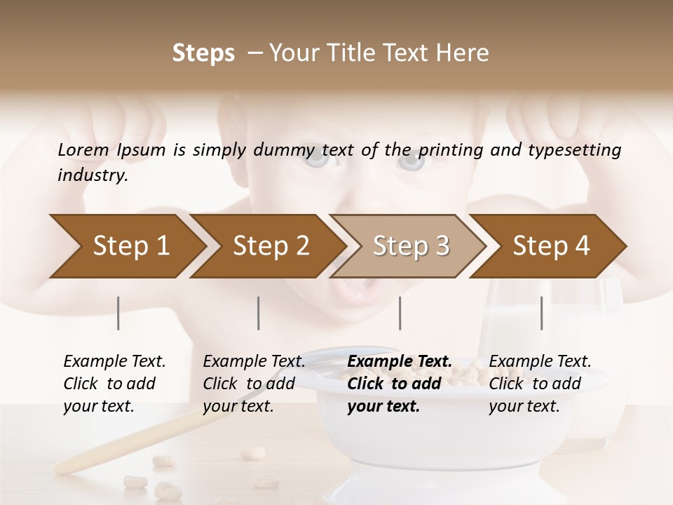 Arms Nutrition Glass PowerPoint Template