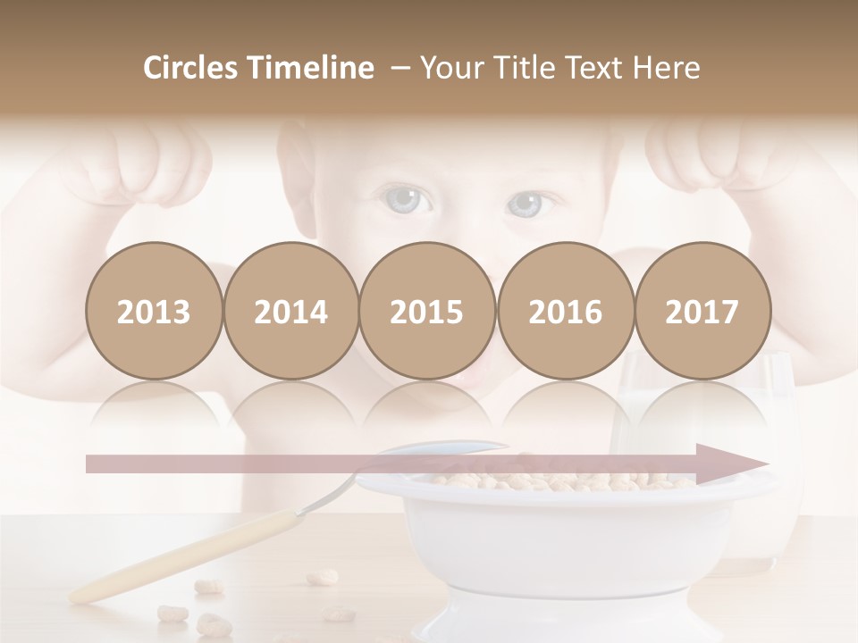 Arms Nutrition Glass PowerPoint Template