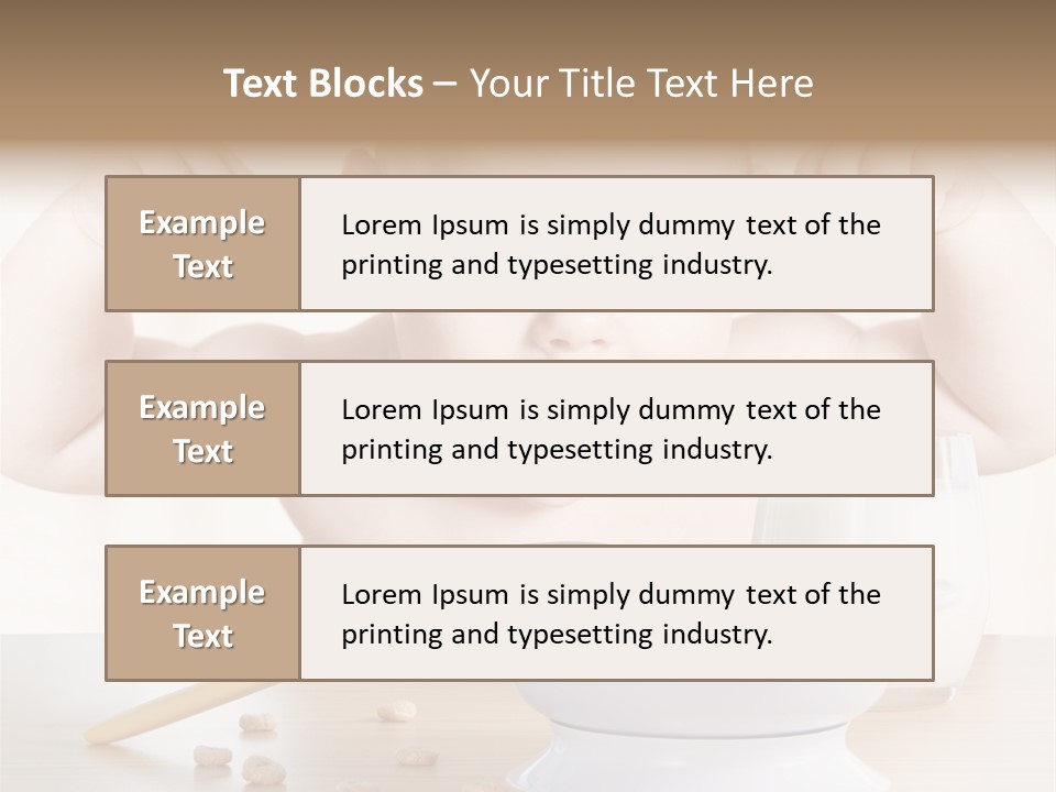 Arms Nutrition Glass PowerPoint Template