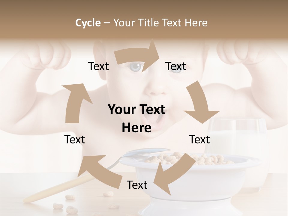 Arms Nutrition Glass PowerPoint Template