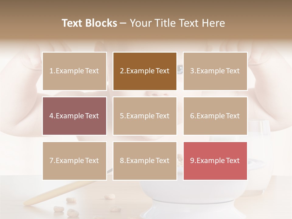 Arms Nutrition Glass PowerPoint Template
