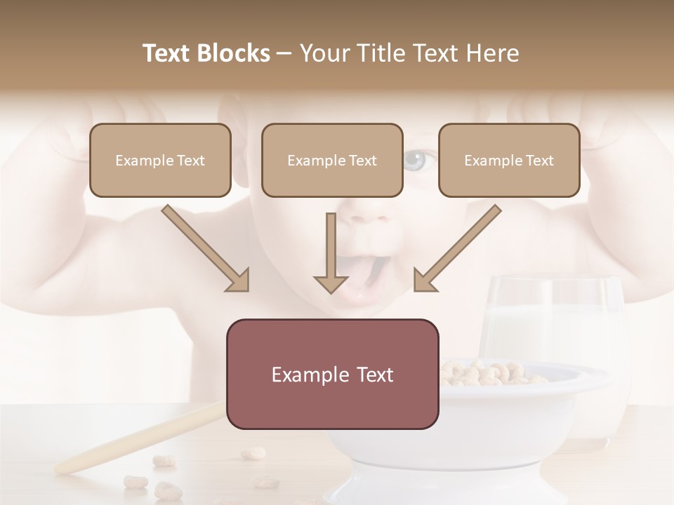 Arms Nutrition Glass PowerPoint Template