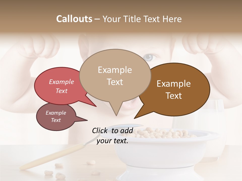 Arms Nutrition Glass PowerPoint Template