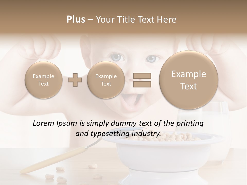 Arms Nutrition Glass PowerPoint Template
