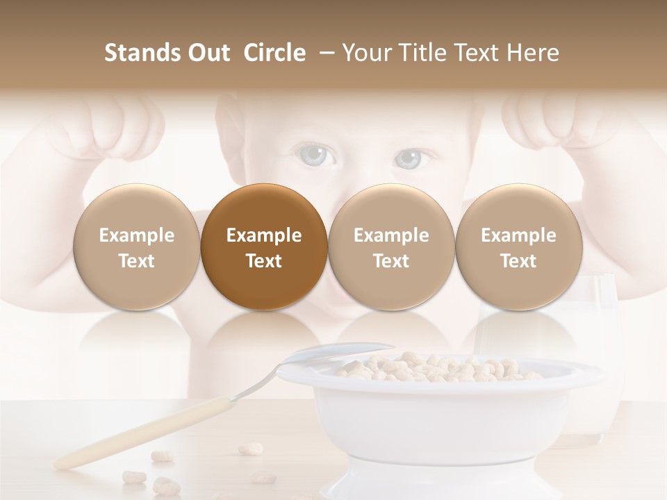 Arms Nutrition Glass PowerPoint Template