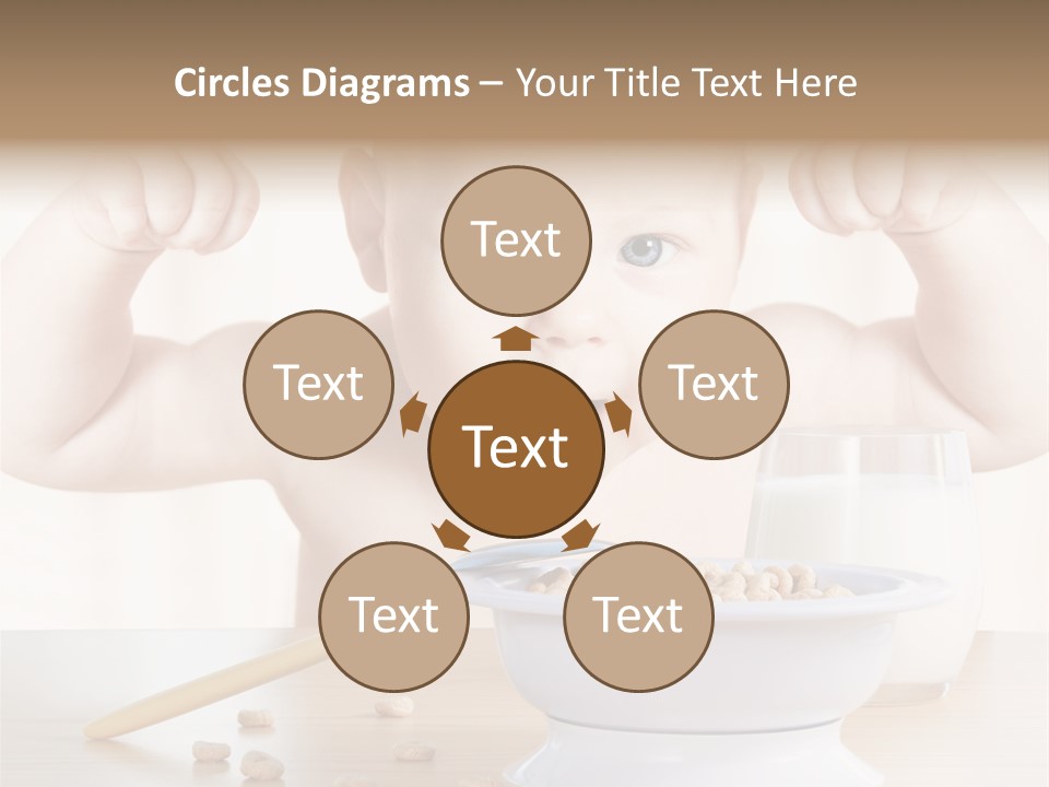 Arms Nutrition Glass PowerPoint Template