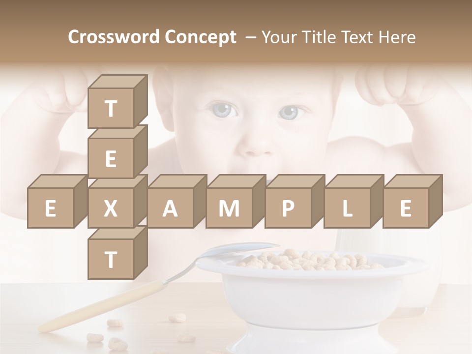 Arms Nutrition Glass PowerPoint Template