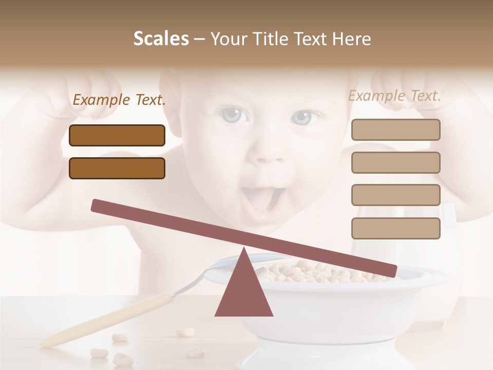 Arms Nutrition Glass PowerPoint Template