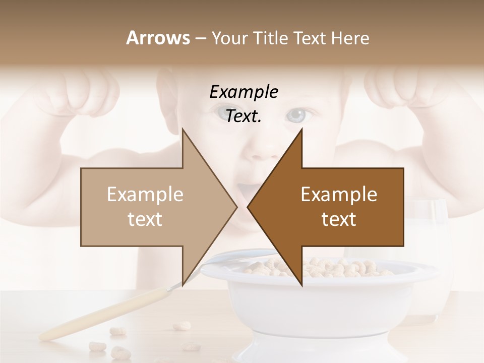 Arms Nutrition Glass PowerPoint Template