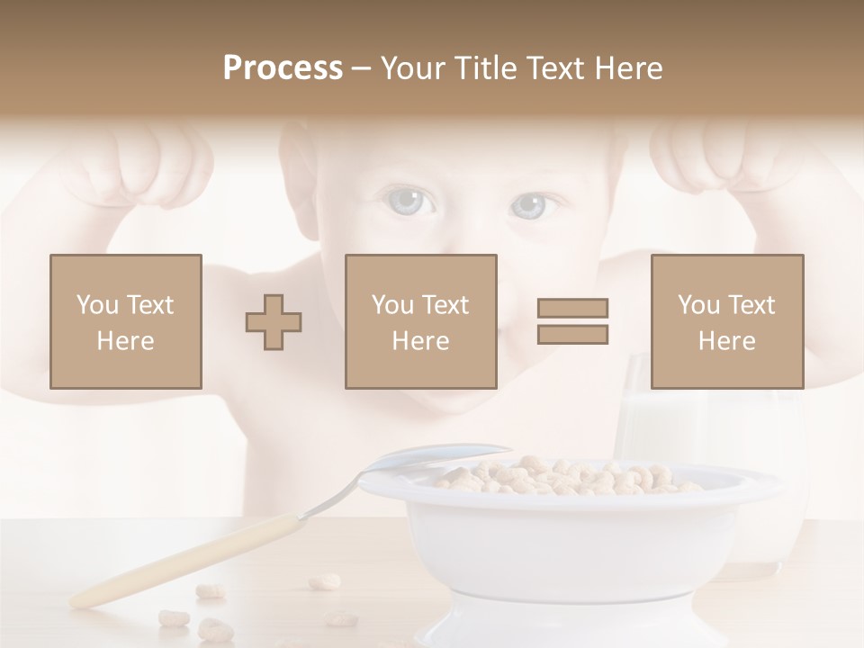 Arms Nutrition Glass PowerPoint Template