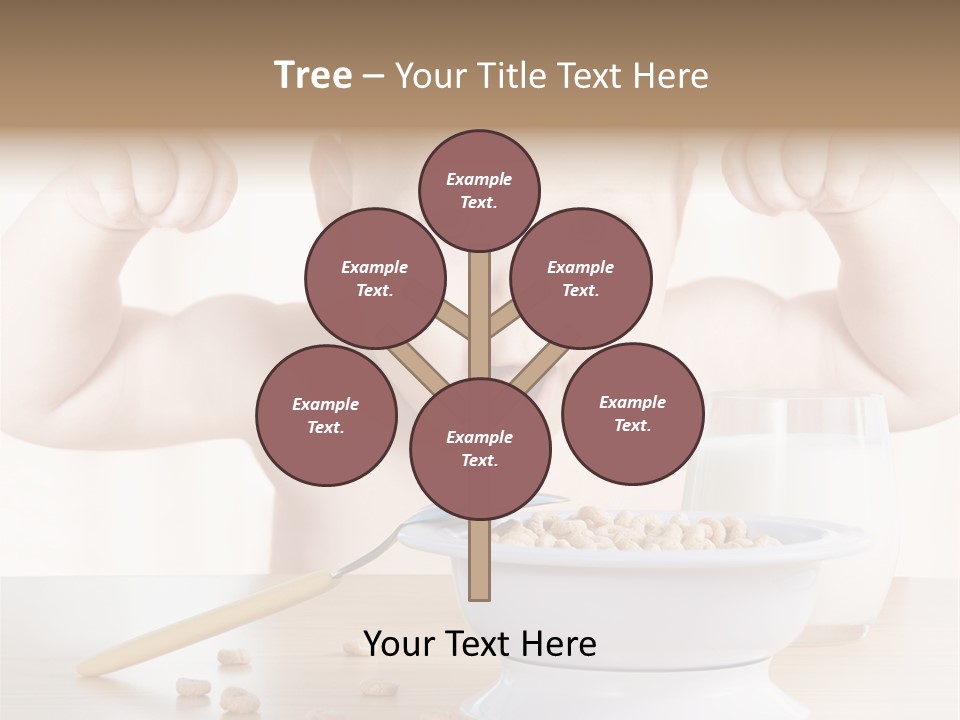 Arms Nutrition Glass PowerPoint Template
