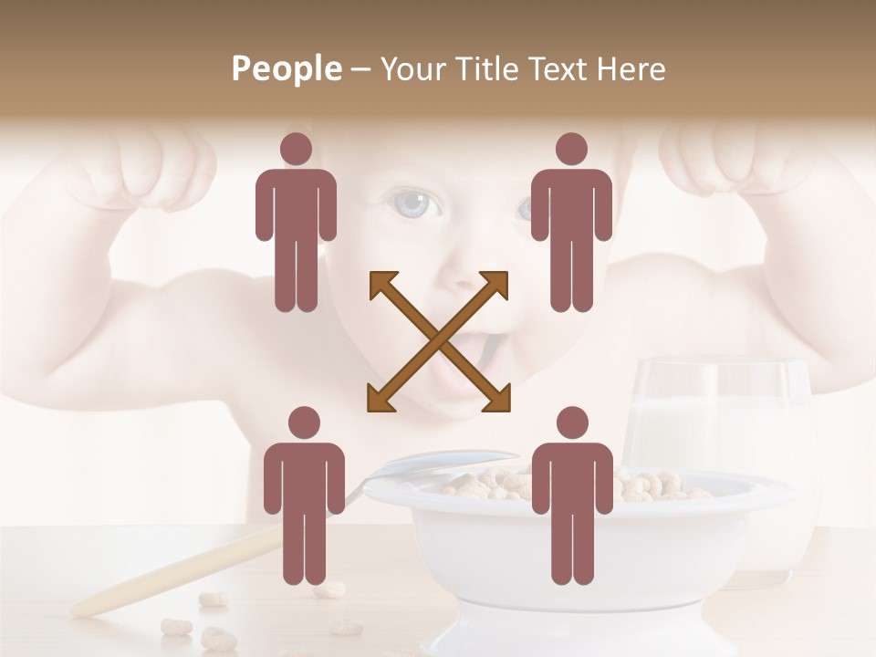 Arms Nutrition Glass PowerPoint Template